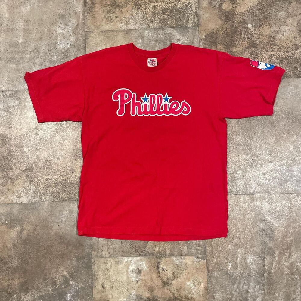 phillies bayside made in usa red t shirt jacob arietta snake 49 size large